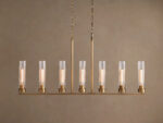 GV Andreas brass linear light 8 Light Chandelier - Image 5