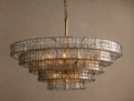 GV Ghiaccio Round Glass Chandelier - Image 19