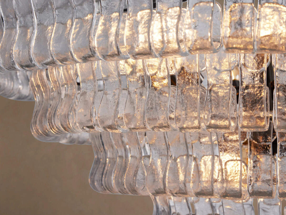 GV Ghiaccio Round Glass Chandelier - Image 51