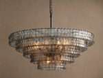 GV Ghiaccio Round Glass Chandelier - Image 29
