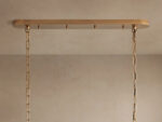 GV Glass Chandelier Ghiaccio Oval Green Bronze 54 Inch - Image 42