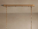GV Glass Chandelier Ghiaccio Oval Green Bronze 54 Inch - Image 46