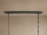 GV Glass Chandelier Ghiaccio Oval Green Bronze 54 Inch - Image 24