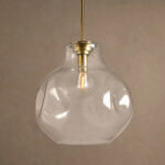 GV Modern Glass Pendant Organic 16 Inch Light