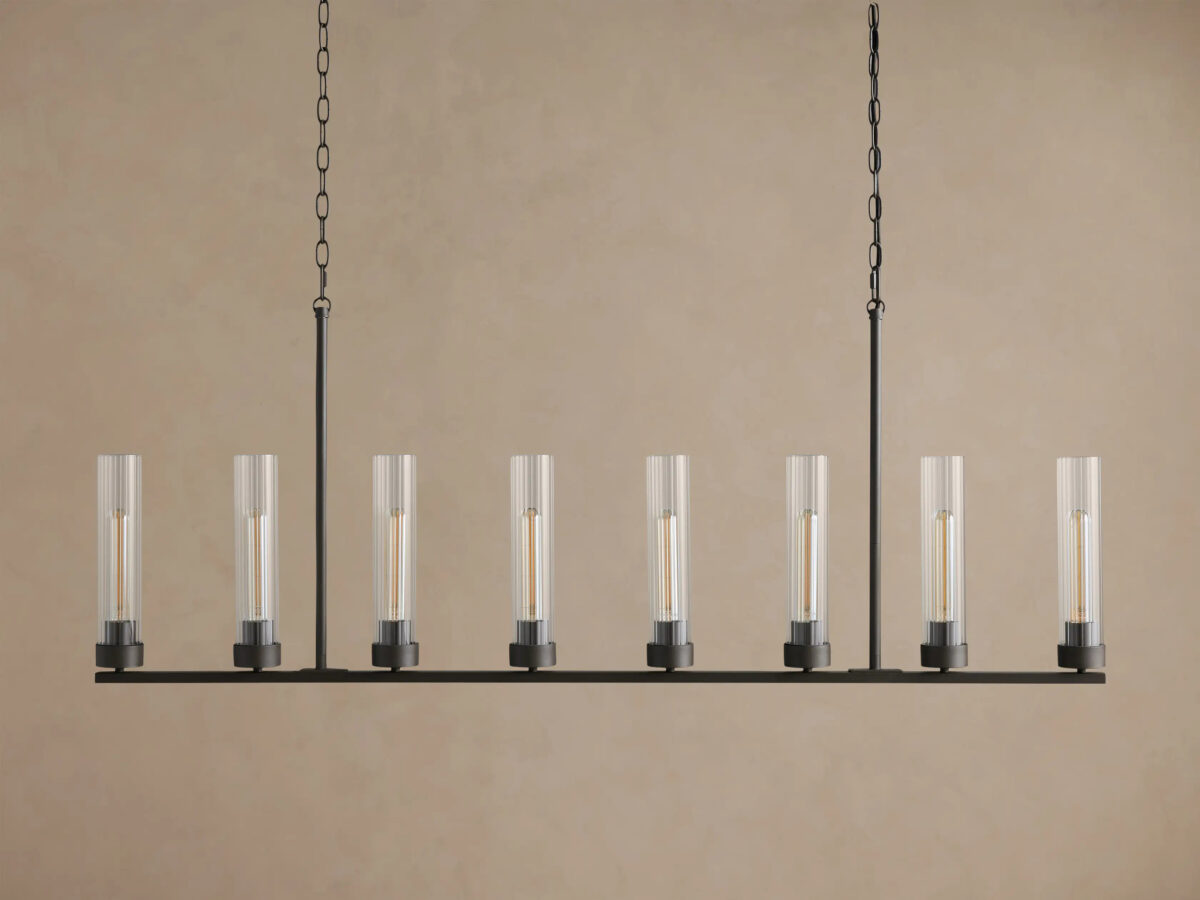 GV Andreas brass linear light 8 Light Chandelier - Image 10