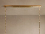 GV Andreas brass linear light 8 Light Chandelier - Image 4