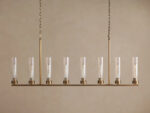 GV Andreas brass linear light 8 Light Chandelier - Image 2