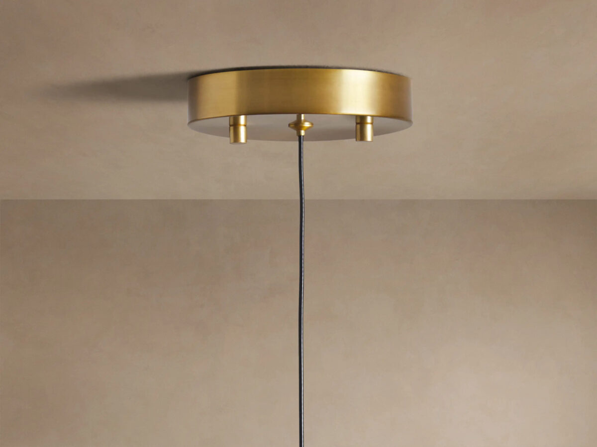 GV Soltaire Bronze Modern Glass Pendant - Image 8