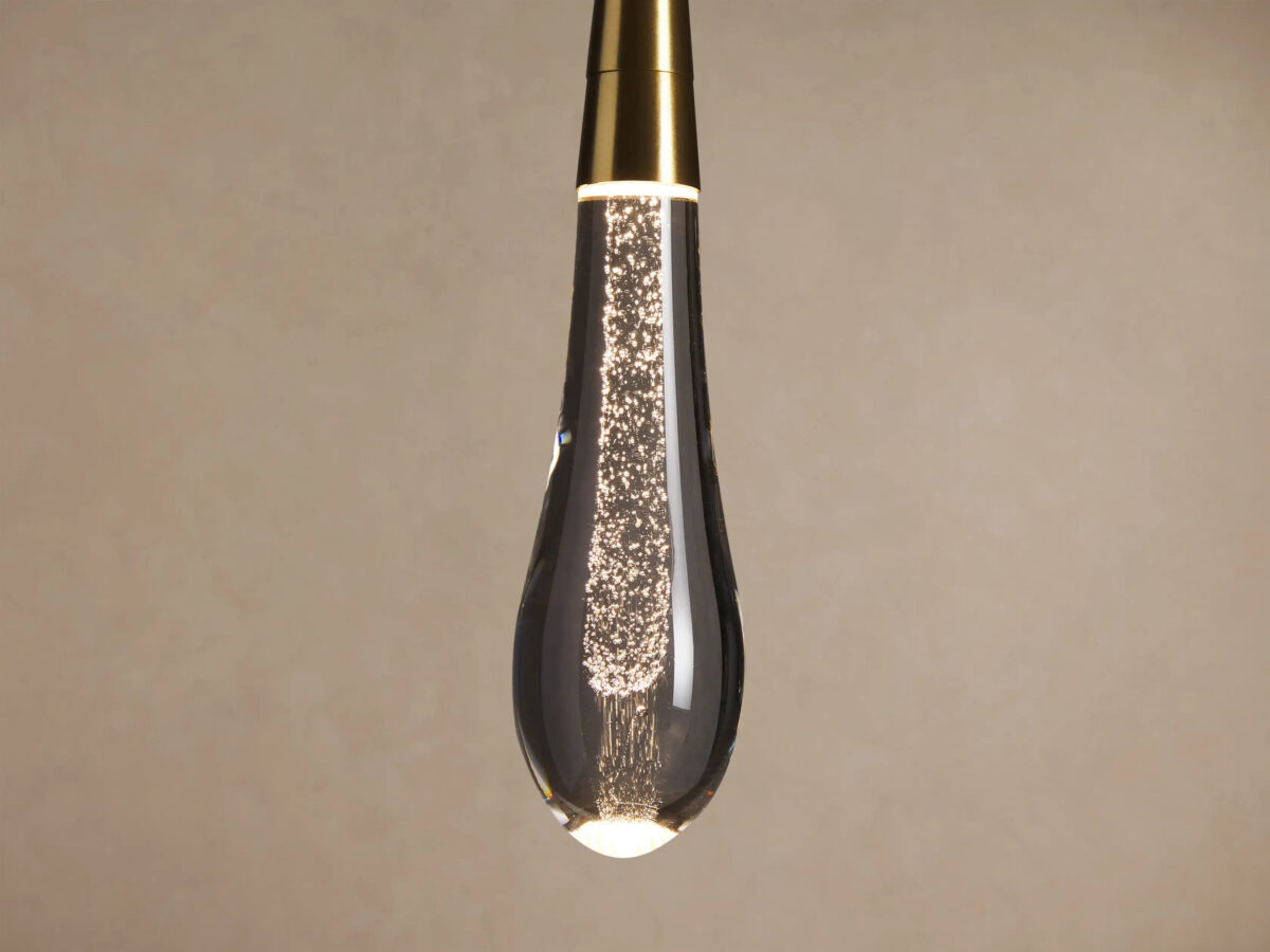 GV Soltaire Bronze Modern Glass Pendant - Image 7