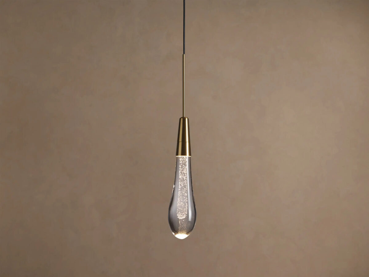 GV Soltaire Bronze Modern Glass Pendant - Image 5