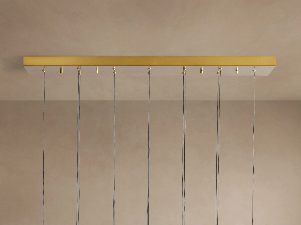 GV Soltaire Linear Glass Light Chandelier - Image 5