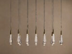 GV Soltaire Linear Glass Light Chandelier