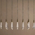 GV Soltaire Linear Glass Light Chandelier