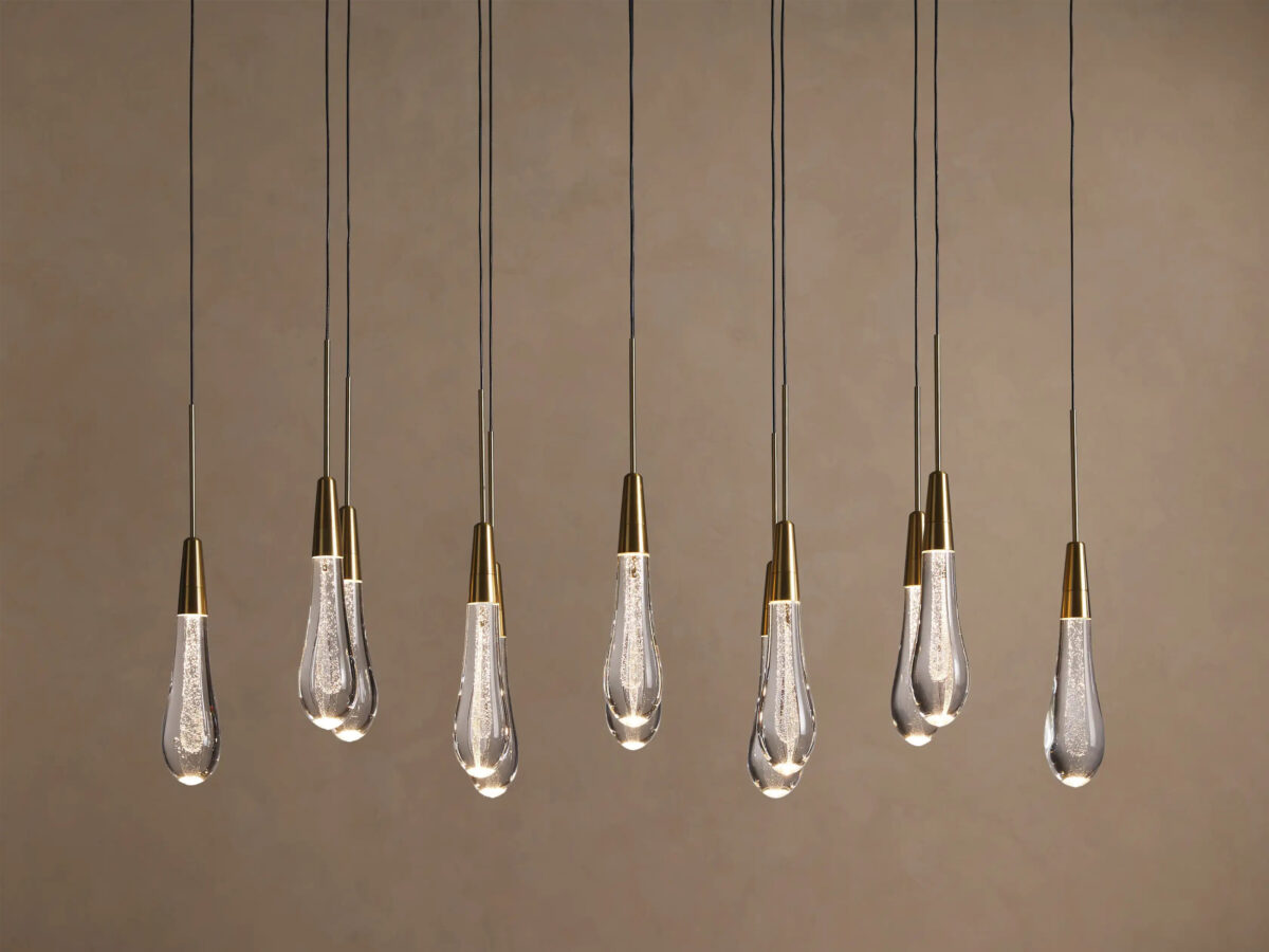 GV Soltaire Linear Glass Light Chandelier - Image 6