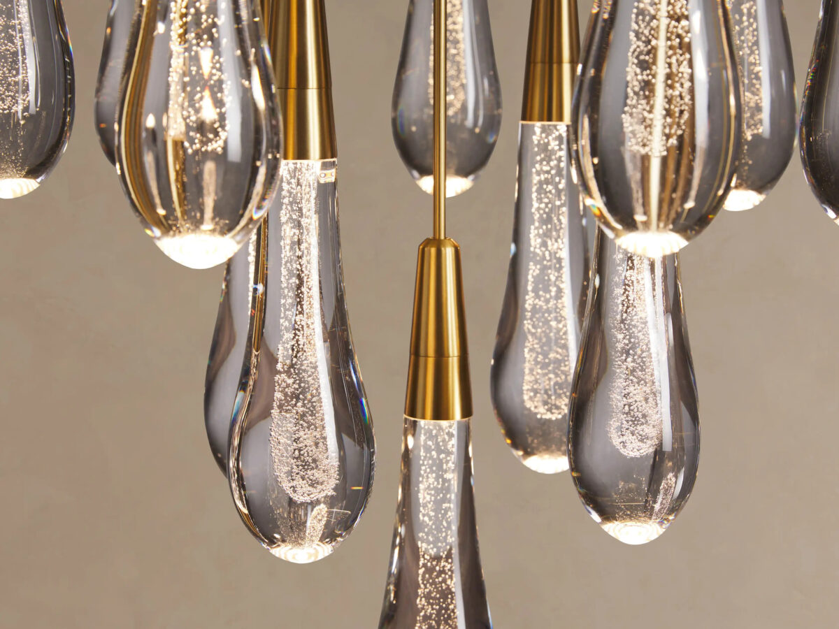 GV Soltaire Glass LED Chandelier - Image 4