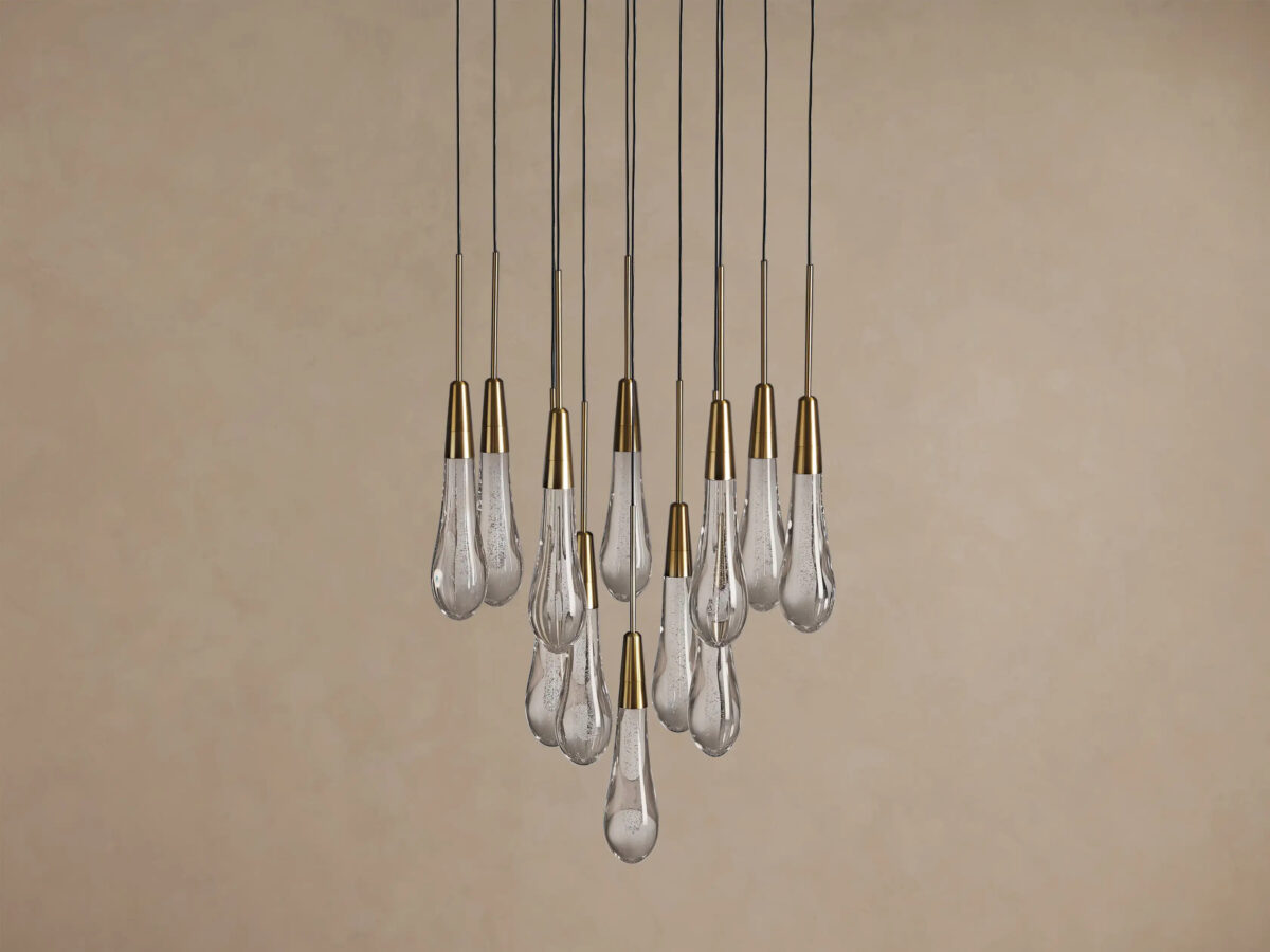 GV Soltaire Glass LED Chandelier - Image 3