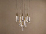 GV Soltaire Glass LED Chandelier
