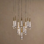 GV Soltaire Glass LED Chandelier