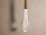 GV Soltaire Brass Glass Sconce LED Wall Light - Image 3