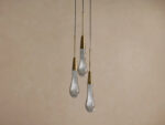 GV Soltaire Brass Glass Pendant Cluster Light - Image 2