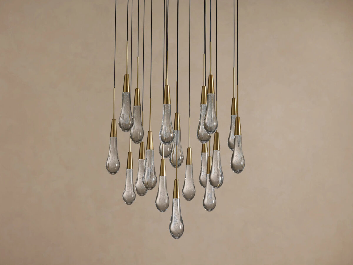 GV Soltaire Glass LED Chandelier - Image 8