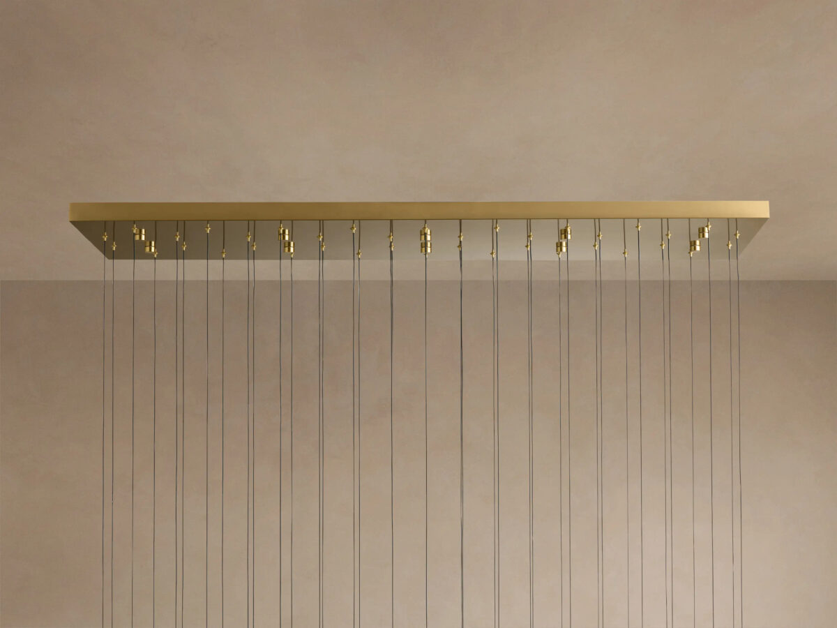 GV Soltaire Linear Glass Light Chandelier - Image 16