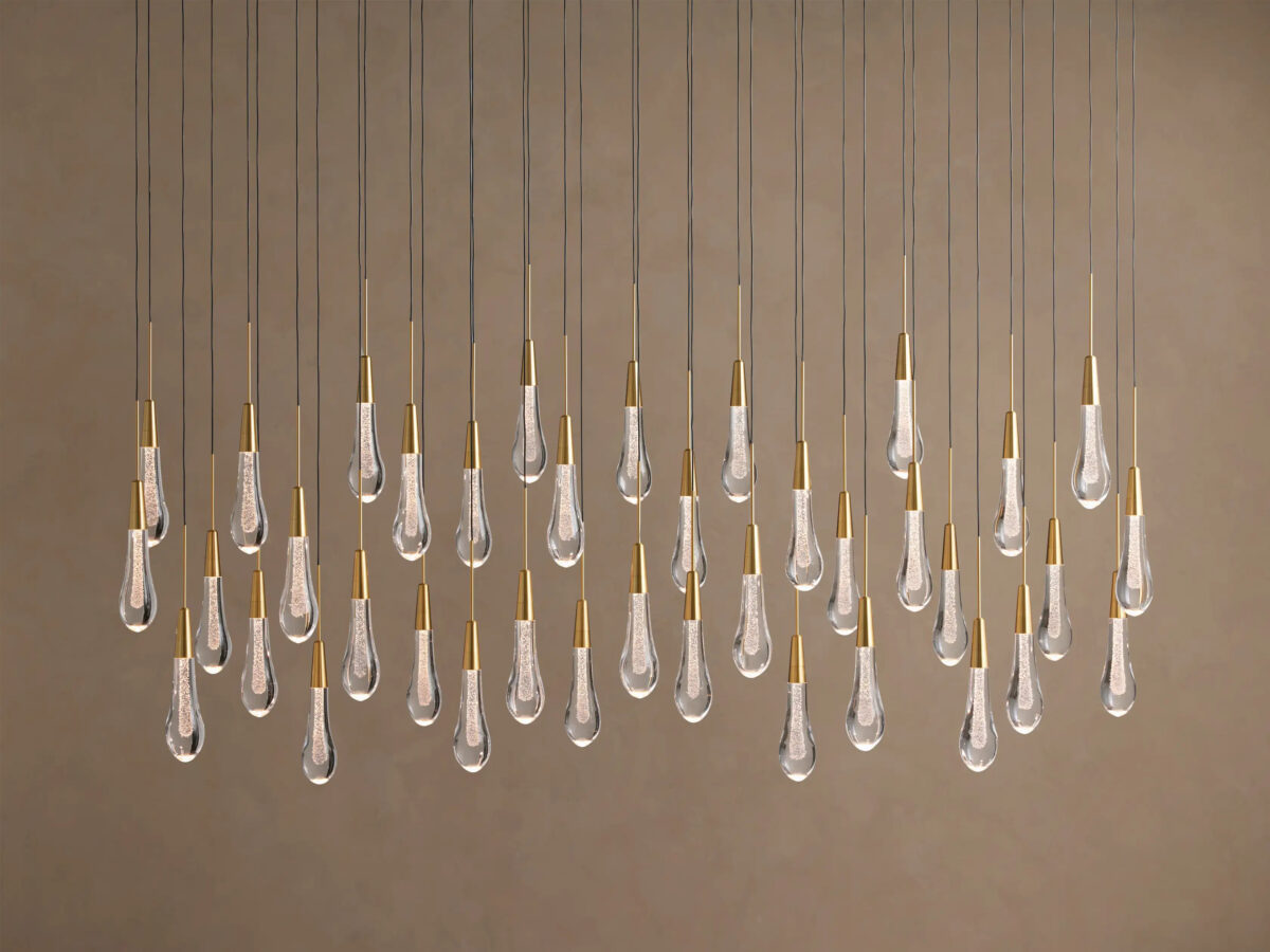 GV Soltaire Linear Glass Light Chandelier - Image 12
