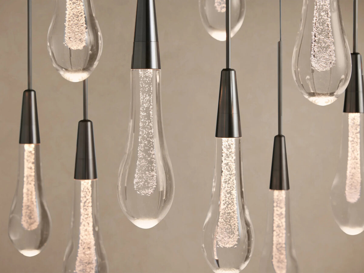 GV Soltaire Linear Glass Light Chandelier - Image 36