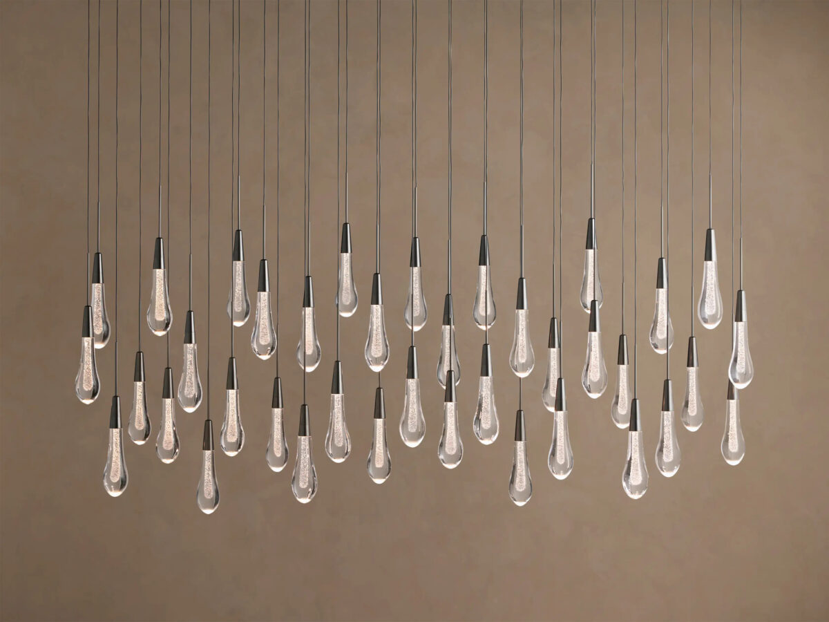 GV Soltaire Linear Glass Light Chandelier - Image 33