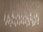 GV Soltaire Glass LED Chandelier in Nickel - Image 9