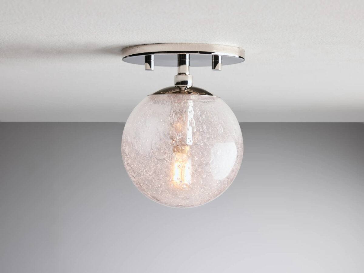 GV Mandoza Nickel Glass Sconce - Image 3