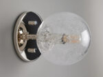 GV Mandoza Nickel Glass Sconce - Image 2