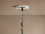 GV Brass Glass Pendant with Clear Fluted Shade - Image 11