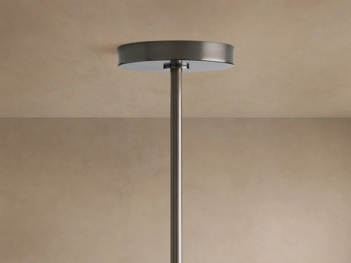 GV Mandoza Modern Glass Light 19 Light Brass Chandelier - Image 12