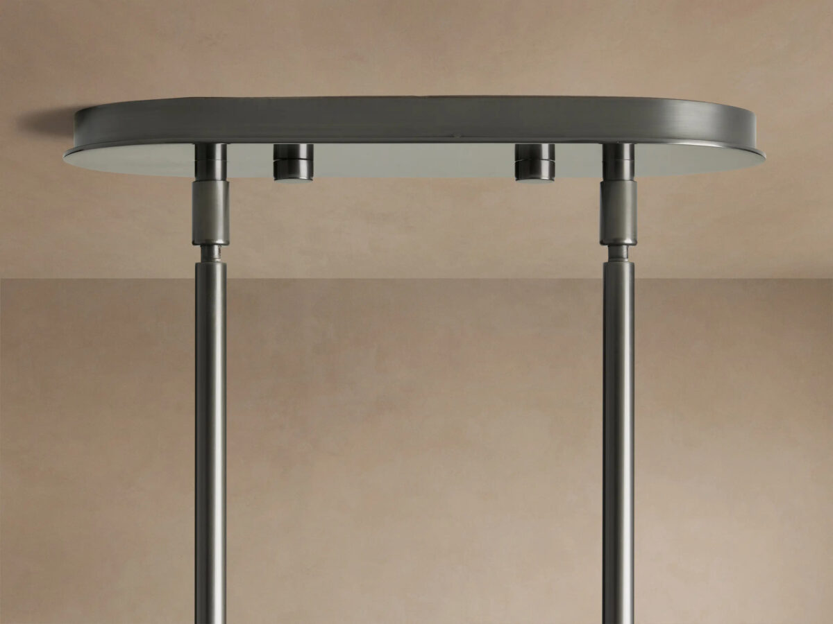 GV Mandoza Linear Glass Light Chandelier - Image 4