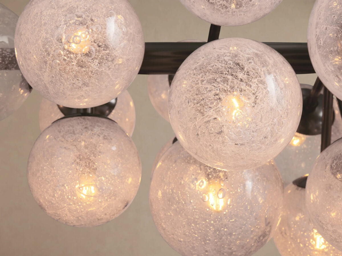 GV Mandoza Linear Glass Light Chandelier - Image 3