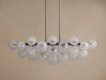 GV Mandoza Linear Glass Light Chandelier - Image 2