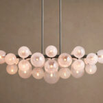 GV Mandoza Linear Glass Light Chandelier