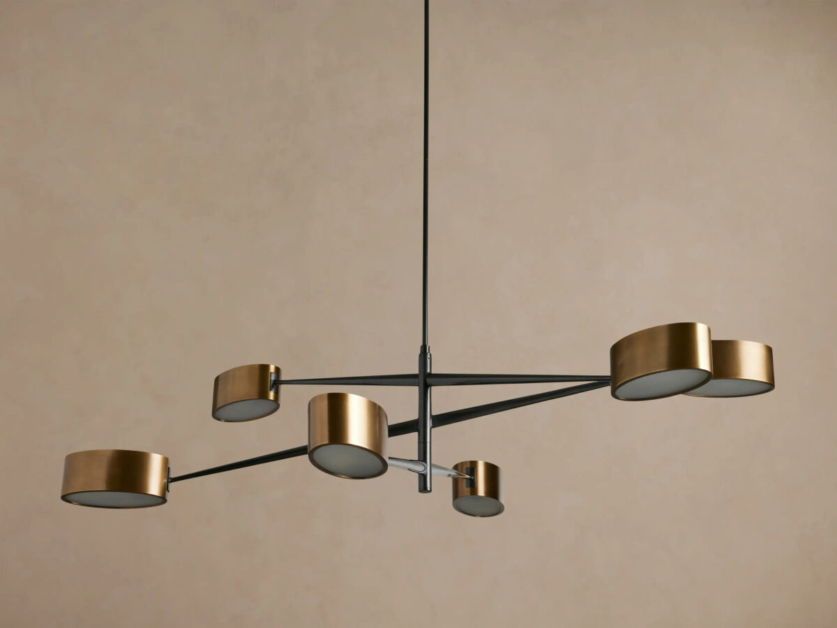 GV brass modern light Etoile Chandelier - Image 2