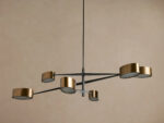 GV brass modern light Etoile Chandelier - Image 2