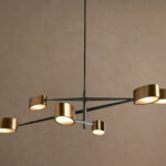 GV brass modern light Etoile Chandelier
