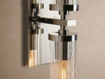 GV Andreas Fluted Glass Sconce Double Wall Light - Image 3