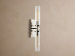GV Andreas Fluted Glass Sconce Double Wall Light - Image 2