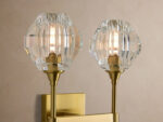 GV Crystal Brass Sconce Double Wall Light - Image 3