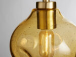 GV Amber Glass Pendant Organic 8 Inch - Image 3