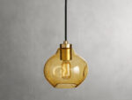 GV Amber Glass Pendant Organic 8 Inch - Image 2