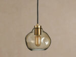 GV Organic Clear Glass Pendant Light 8 Inch - Image 6