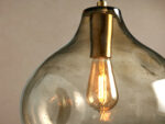 GV Organic 12 Inch Glass Pendant Light Clear - Image 7