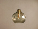 GV Organic 12 Inch Glass Pendant Light Clear - Image 6