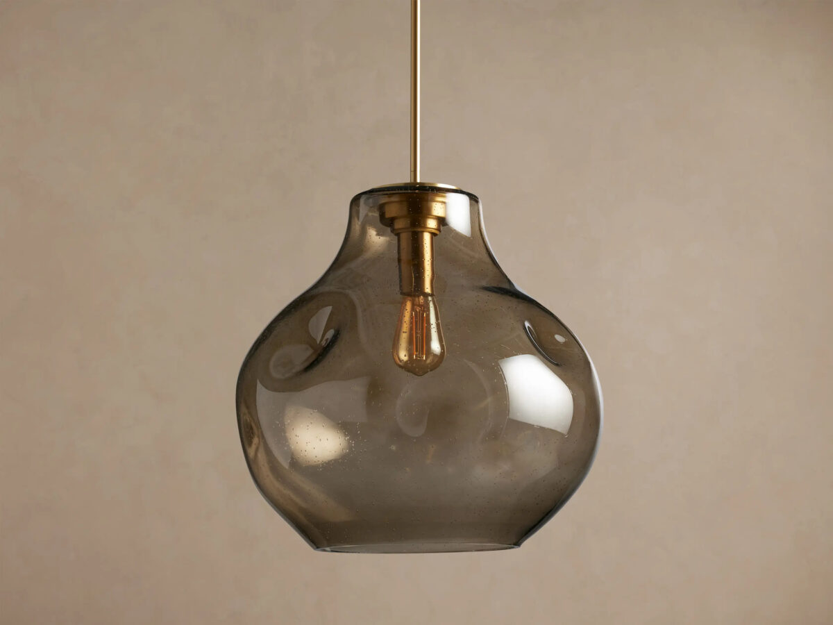 GV Modern Glass Pendant Organic 16 Inch Light - Image 6